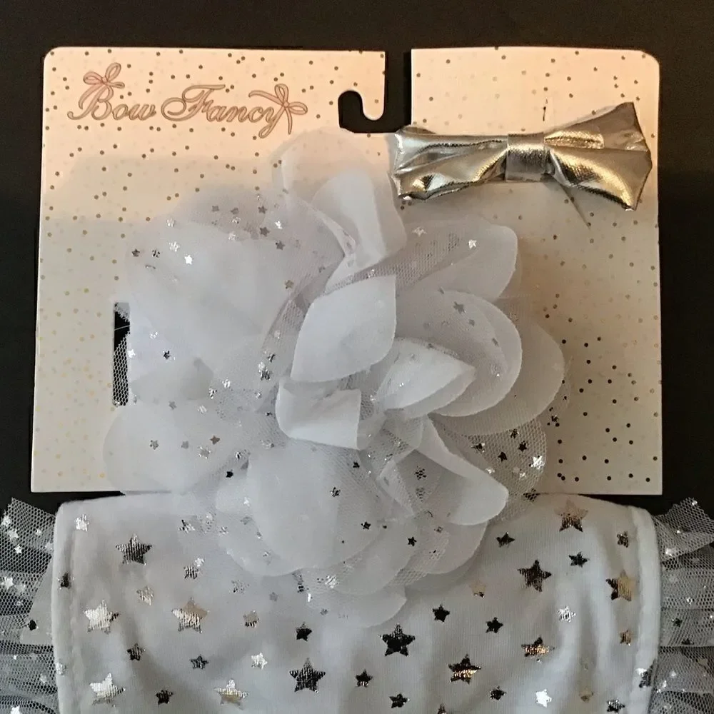 High Fashion Baby bib, head band and bow tie set